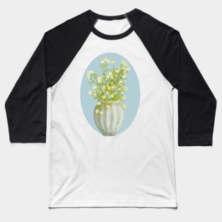 Camomiles in a pot Baseball T-Shirt